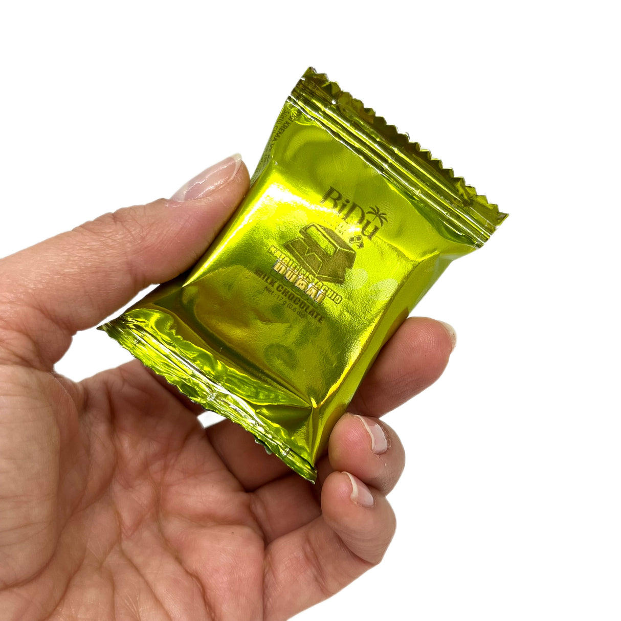 BiDu Premium Dubai-Style Milk Chocolate with Pistachio & Shredded Wheat - 17g