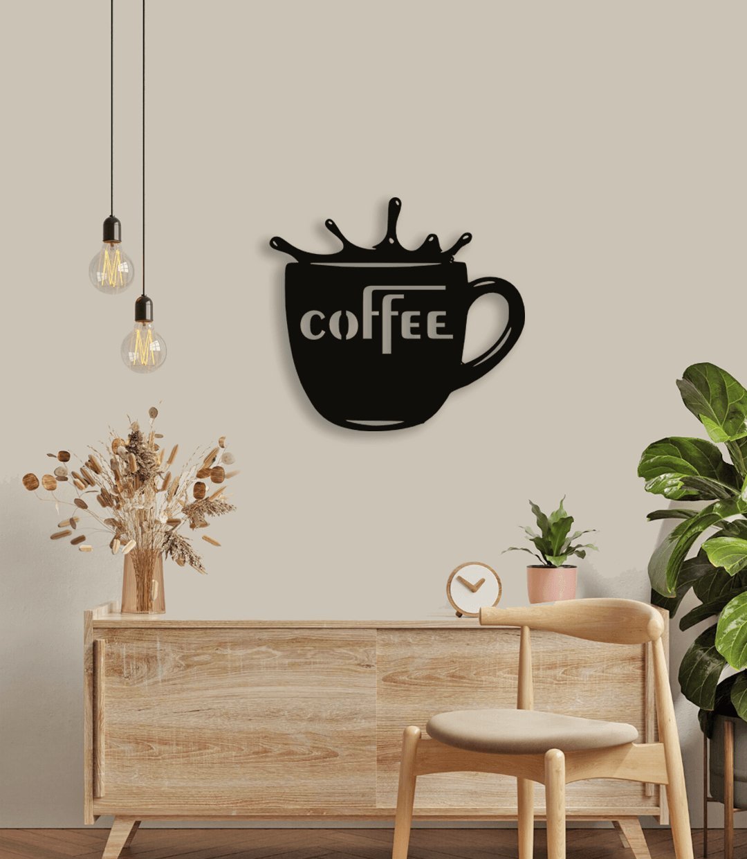 NR Dizayn | Coffee Decorative Metal Wall Art - TryAladdin