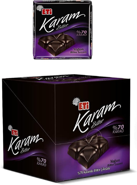 Eti Karam 70% Cocoa Dark Chocolate 60g