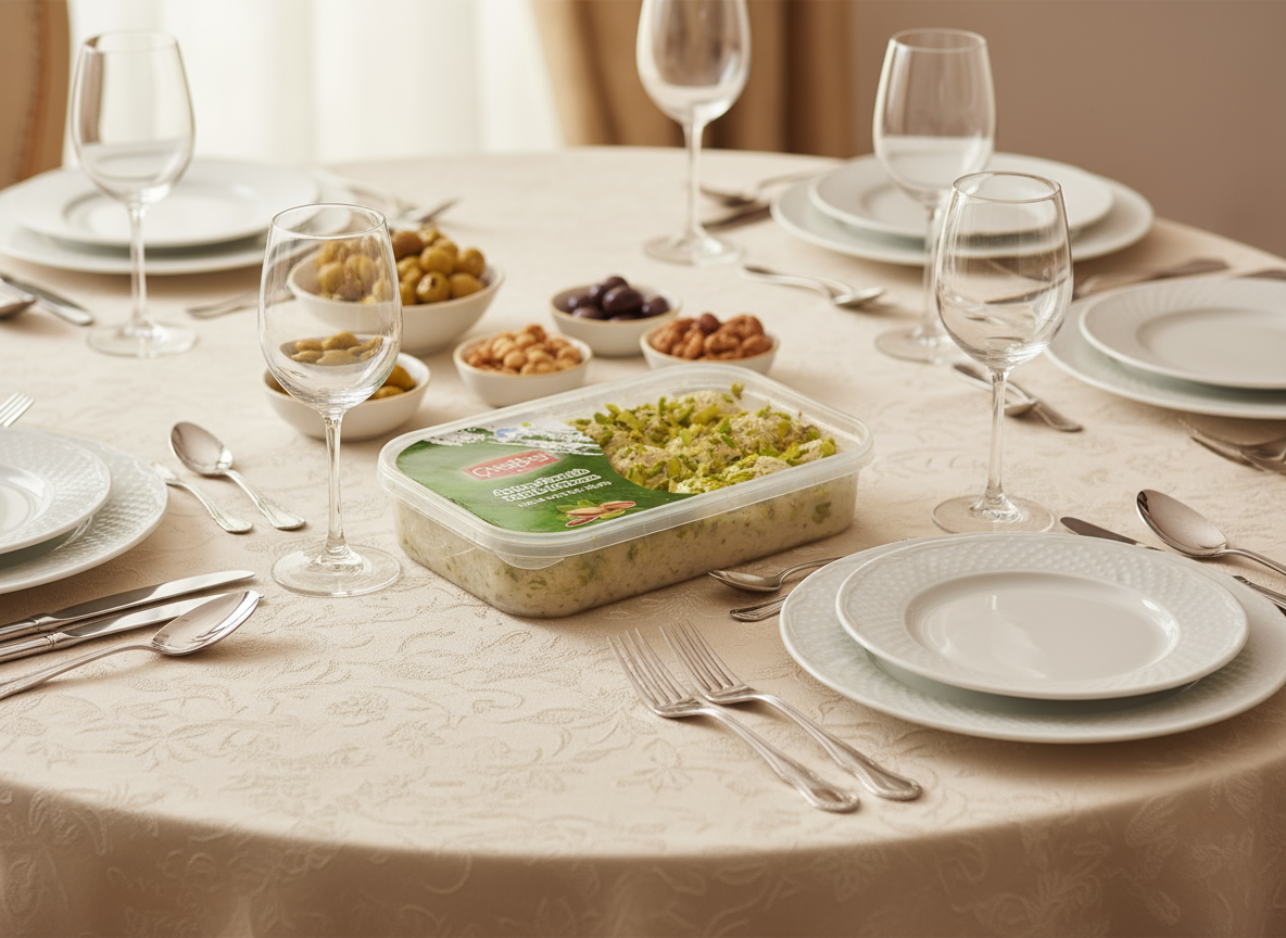 Premium Antep Pistachio Tahini Halva (Helva) - 400g Block