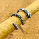 Adjustable Blue Snake Eyes Ring - TryAladdin