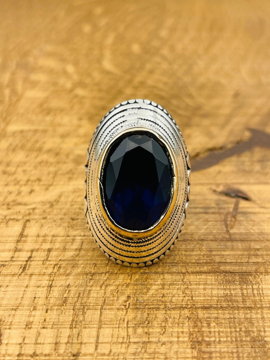 Blue Sapphire Ring - TryAladdin