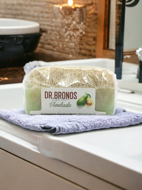 Dr. Bronos | Avocado Soap with Natural Pumpkin Loofah - TryAladdin