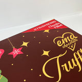 Ema Chocolate Milk and White Chocolate Truffles with Strawberry Filled - Merry Christmas Box - 250g - TryAladdin