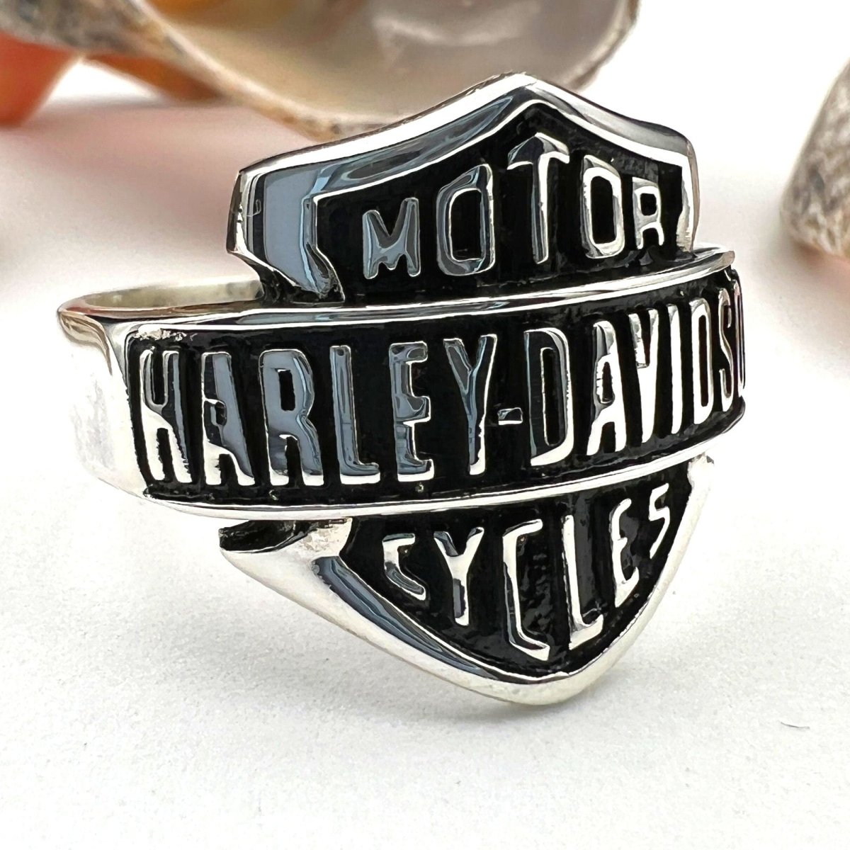 Harley Davidson Signet Ring Jewelry - TryAladdin