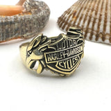 Harley Davidson Sterling Silver Ring - TryAladdin