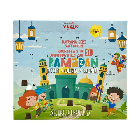 Kids Ramadan Countdown Chocolate Calendar – 30 Days of Fun & Sweet Surprises - TryAladdin