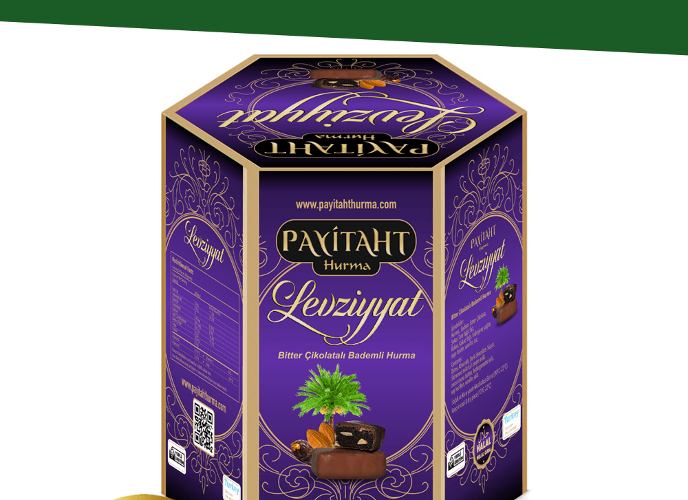 Levziyyat Dark Chocolate Dates with Almonds - TryAladdin