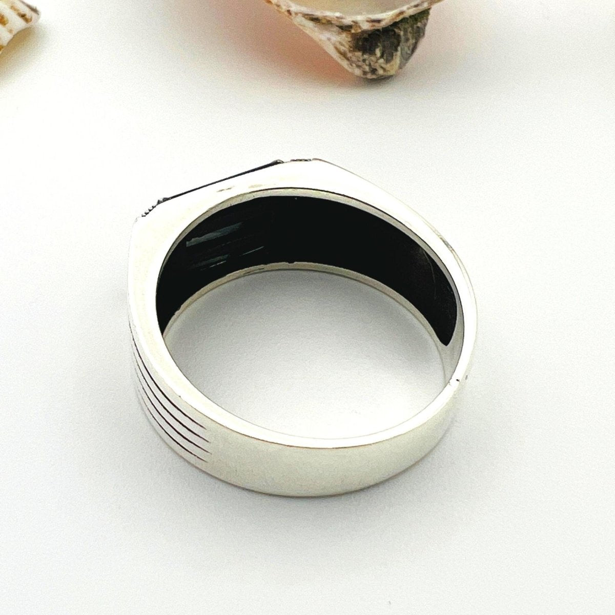 Men's Black Onyx Ring - TryAladdin