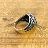 Men's Black Zircon Ring - TryAladdin