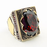 Men's Handmade Ruby Ring - TryAladdin