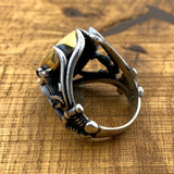 Men's Handmade Silver Anchor Ring - TryAladdin