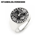 Men's Harley Davidson Motorcycle Signet Ring - TryAladdin