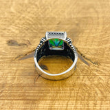 Men's Mystic Topaz Ring - TryAladdin