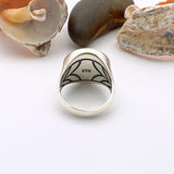 Men's Silver Ring with Black Onyx Stone - TryAladdin