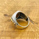 Men's Tiger's Eye Silver Ring - TryAladdin