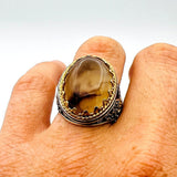 Men’s Yemeni Aqeeq Agate Ring - TryAladdin