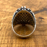 Men's Zultanite Color Changing Stone Silver Ring - TryAladdin