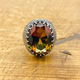 Multi - Color Zultanite Stone Men's Ring - TryAladdin