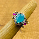 Multi - Stone Reversible Ring - TryAladdin