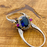 Multi Stone Ring, Sapphire & Zultanite Oval - TryAladdin