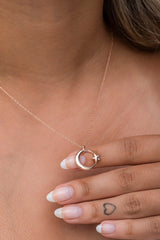 Nereze | Rose Plain Crescent Necklace - TryAladdin