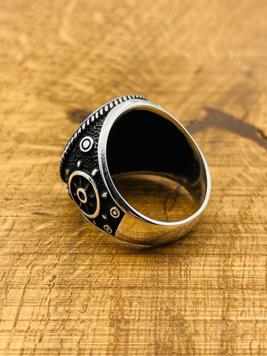 Pirate Skull Silver Ring - TryAladdin