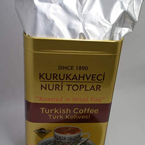 Pistachio Turkish Delight (200g) & Nuri Toplar Turkish Coffee (300g) Bundle - TryAladdin