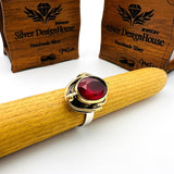 Red Ruby Stone Ladies Ring - TryAladdin