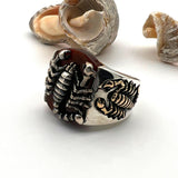 Scorpion Agate Ring - TryAladdin