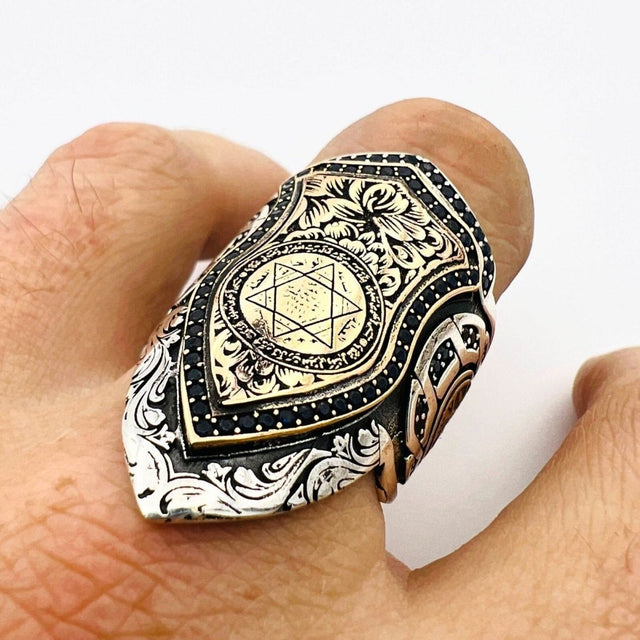 Seal of Solomon Archer Thumb Ring - TryAladdin