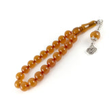 Selderesi | 17 Beads Efe Size (Small Size) Mascot Fire Amber Tasbih - TryAladdin