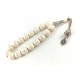 Selderesi | 17 Beads Efe Size (Small Size) Mascot Natural Ceyt Stone Tasbih - TryAladdin