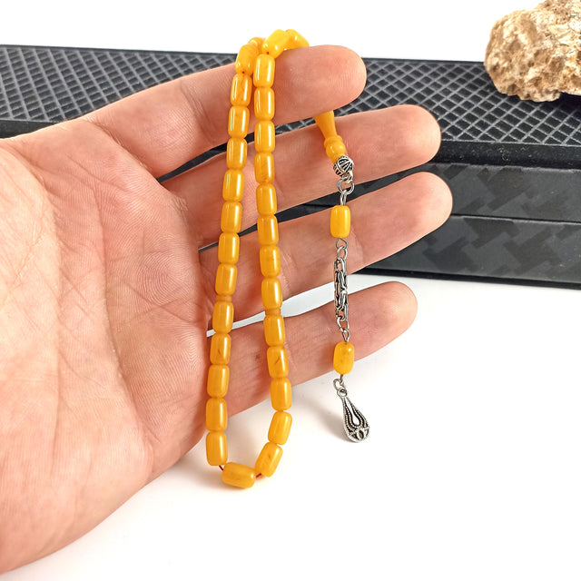 Selderesi | Bureaucrat Size Amber Tasbih - TryAladdin