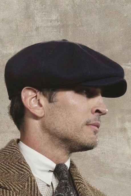 Taki | Black Beanie - Baretta Beckham Peaky Blinders Hat - TryAladdin