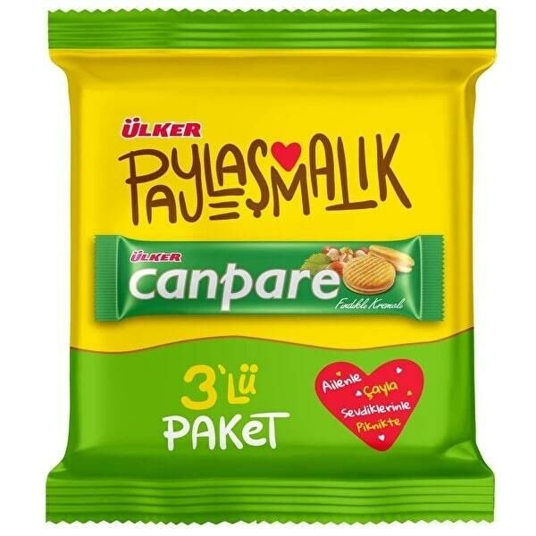 Ulker | Canpare Hazelnut Cream Biscuits 3x81g - TryAladdin