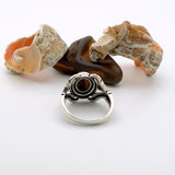 Unisex Tiger's Eye Silver Ring - TryAladdin