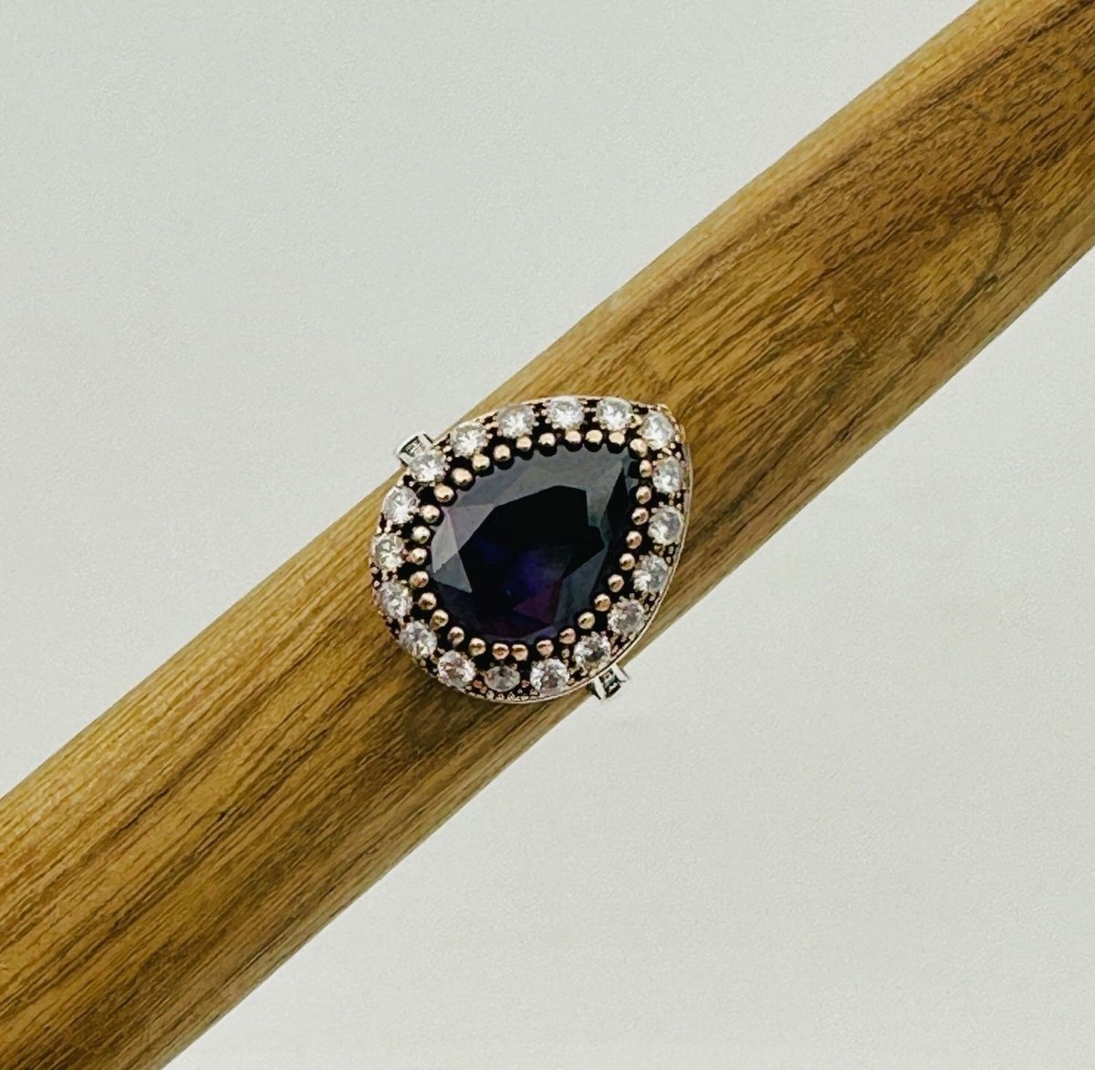 Women's Amethyst Silver Ring - TryAladdin