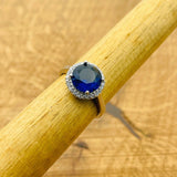 Women's Blue Sapphire Ring - TryAladdin