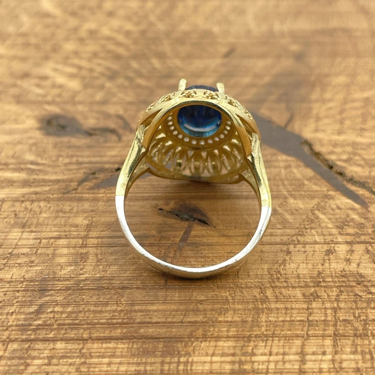 Women's Blue Sapphire Ring - TryAladdin