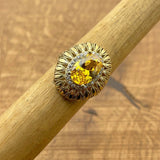 Women's Citrine Sterling Silver Ring - TryAladdin