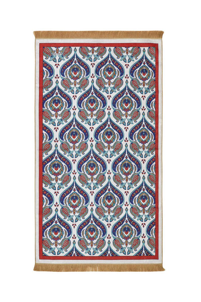 Bursa Ipek | Red Velvet Carpet Prayer Rug - TryAladdin