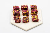 Eyup Sultan Turkish Delight Pistachio Pomegranate Wick with Rose Petals - The Indispensable Dessert - TryAladdin