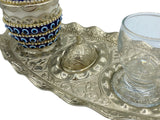 Lavina | Turkish Coffee Cup Set With Nazar Bead Design - TryAladdin