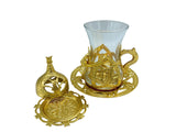 Lavina | Turkish Tea Cup with Lid - TryAladdin