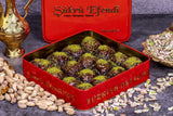 Sukru Efendi 1935 | Special Turkish Chocolate Baklava with Pistachio in Gift Metal Box - TryAladdin