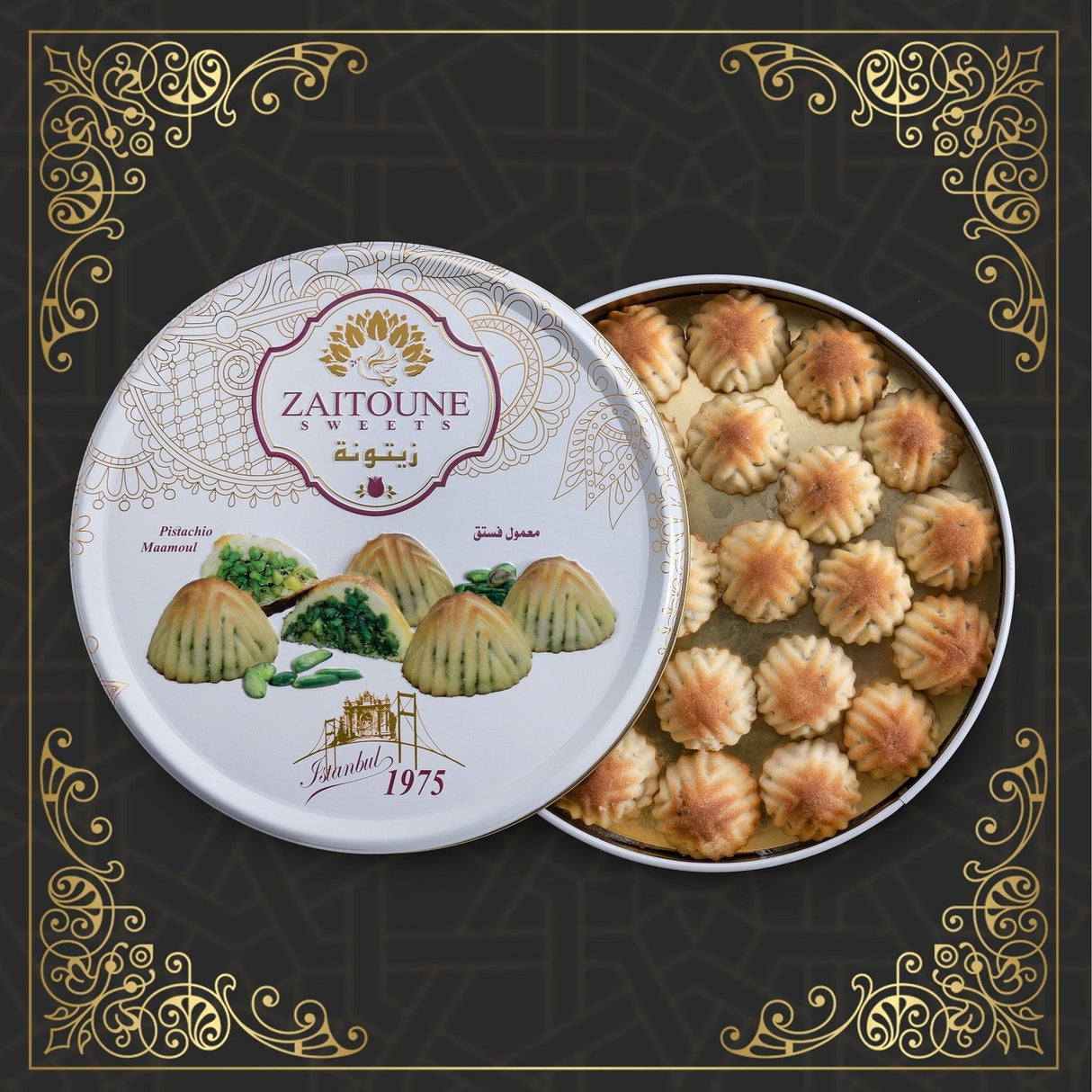 Zaitoune - Maamoul with Pistachio Cookies - TryAladdin